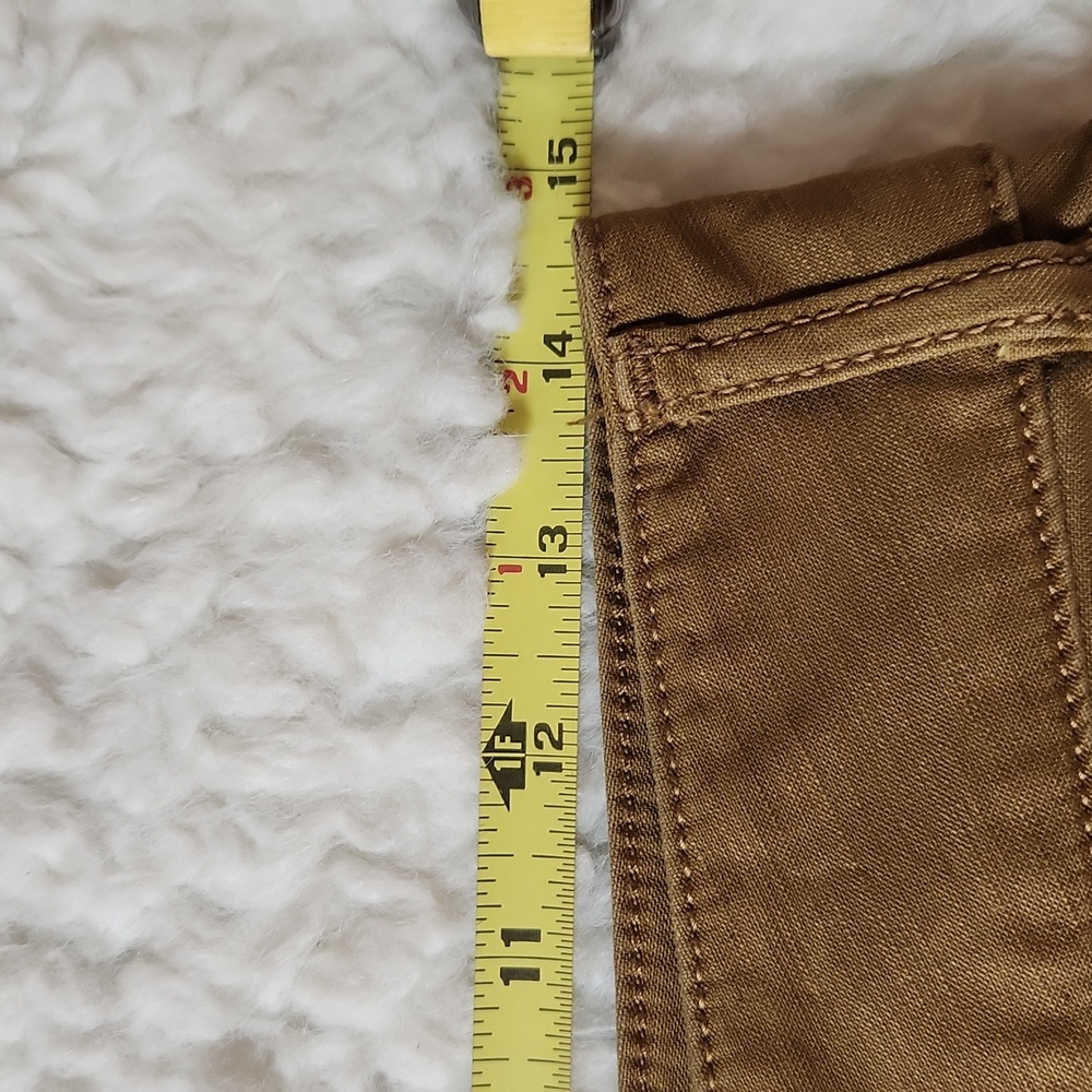 New Anthropologie Pilcro The Wanderer  Low Rise Pants Sz 25 Khaki/Sand - Picture 13 of 16